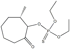 Thiophosphoric acid O,O-diethyl S-(7-methyl-2-oxocycloheptyl) ester