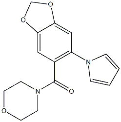 5-(Morpholinocarbonyl)-6-(1H-pyrrol-1-yl)-1,3-benzodioxole