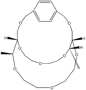(1S,2S,10S,11S)-2,11-[(1,4-Phenylene)bis(methyleneoxymethylene)]-1,10-dimethyl-3,6,9,12,15,18-hexaoxacyclooctadecane