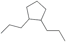 1,2-Dipropylcyclopentane Structure