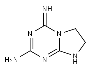 4-Imino-4,6,7,8-tetrahydroimidazo[1,2-a]-1,3,5-triazine-2-amine Structure
