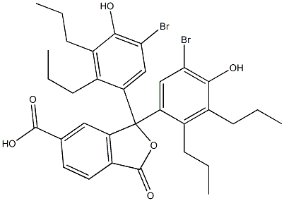 1,1-Bis(5-bromo-4-hydroxy-2,3-dipropylphenyl)-1,3-dihydro-3-oxoisobenzofuran-6-carboxylic acid