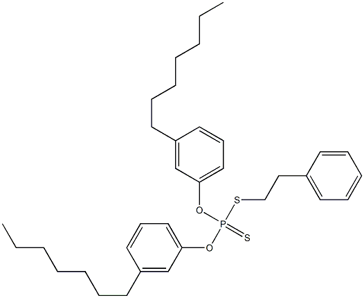 Dithiophosphoric acid O,O-bis(3-heptylphenyl)S-(2-phenylethyl) ester
