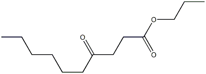 4-Ketocapric acid propyl ester