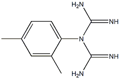 3-(2,4-キシリル)ビグアニド 化学構造式