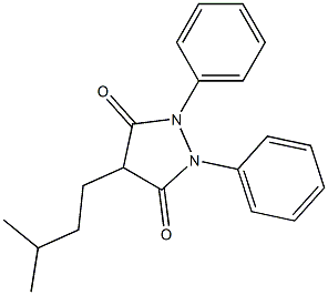 4-Isopentyl-1,2-diphenyl-3,5-pyrazolidinedione