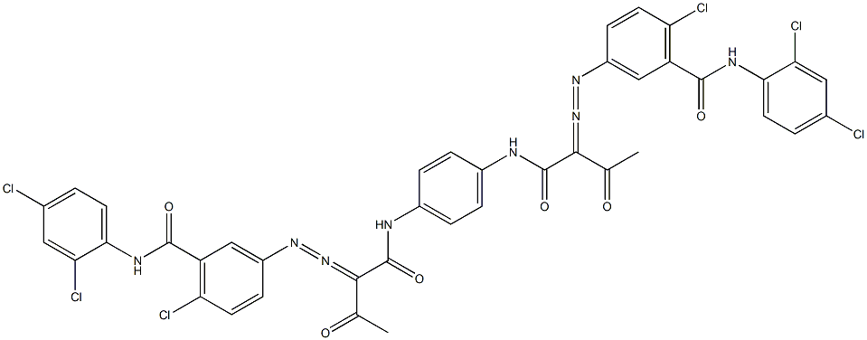 3,3'-[1,4-Phenylenebis[iminocarbonyl(acetylmethylene)azo]]bis[N-(2,4-dichlorophenyl)-6-chlorobenzamide]