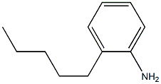 2-ペンチルアニリン 化学構造式