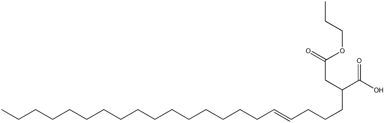 2-(4-ヘニコセニル)こはく酸1-水素4-プロピル 化学構造式