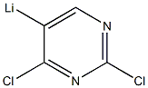 5-リチオ-2,4-ジクロロピリミジン 化学構造式