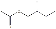 (-)-酢酸(R)-2,3-ジメチルブチル 化学構造式