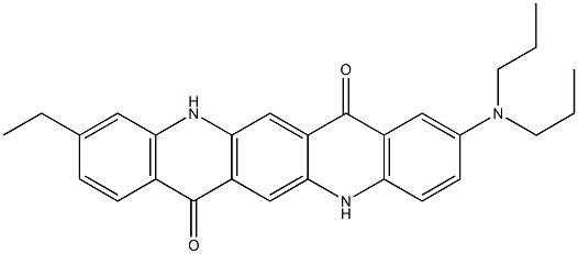 2-(Dipropylamino)-10-ethyl-5,12-dihydroquino[2,3-b]acridine-7,14-dione|