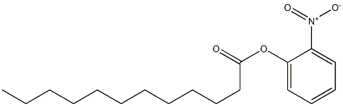 ラウリン酸2-ニトロフェニル 化学構造式