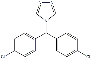 4-[Bis(4-chlorophenyl)methyl]-4H-1,2,4-triazole Structure