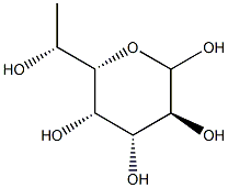 7-デオキシ-L-glycero-L-galacto-ヘプトピラノース 化学構造式