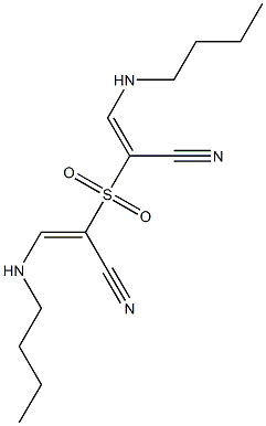 2,2'-Sulfonylbis[(E)-3-butylaminopropenenitrile]