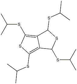 1,3,4,6-Tetrakis(isopropylthio)-1H,3H-thieno[3,4-c]thiophene