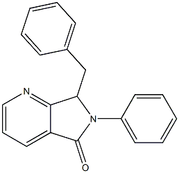 6-Phenyl-7-phenylmethyl-6,7-dihydro-5H-pyrrolo[3,4-b]pyridin-5-one