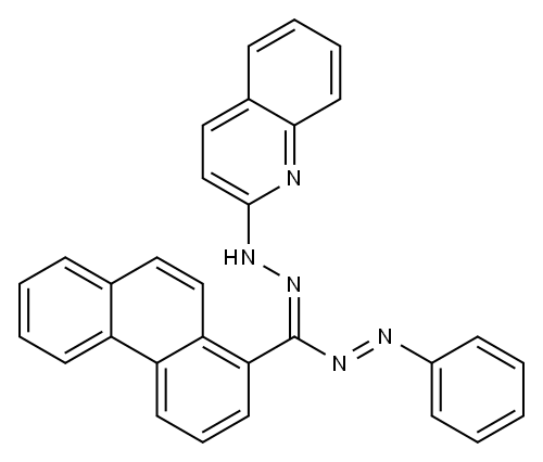 1-(Quinolin-2-yl)-3-(1-phenanthryl)-5-phenylformazan
