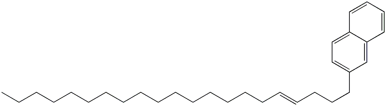 2-(4-ヘニコセニル)ナフタレン 化学構造式