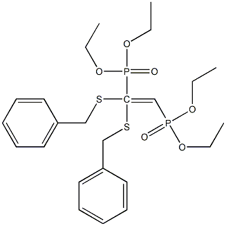 2,2-Di(benzylthio)ethenediylbisphosphonic acid tetraethyl ester