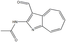 2-アセチルアミノシクロヘプタ[b]ピロール-3-カルボアルデヒド 化学構造式