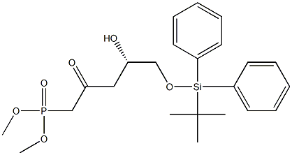 (S)-5-(tert-Butyldiphenylsilyloxy)-4-hydroxy-2-oxopentylphosphonic acid dimethyl ester