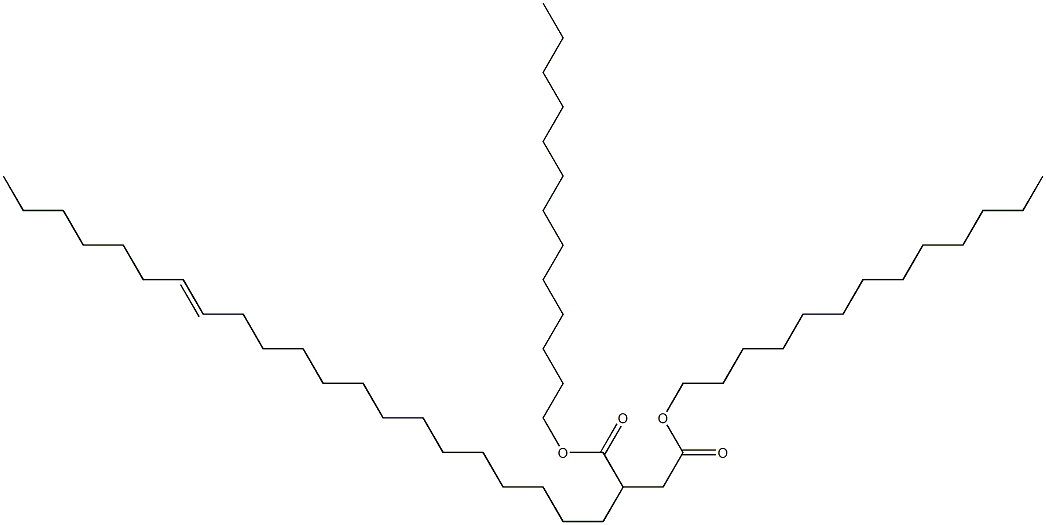 2-(14-ヘニコセニル)こはく酸ジトリデシル 化学構造式