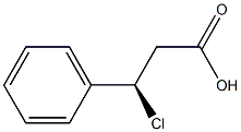 [R,(+)]-3-Chloro-3-phenylpropionic acid Structure