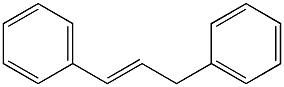 (E)-1,3-ジフェニル-1-プロペン 化学構造式