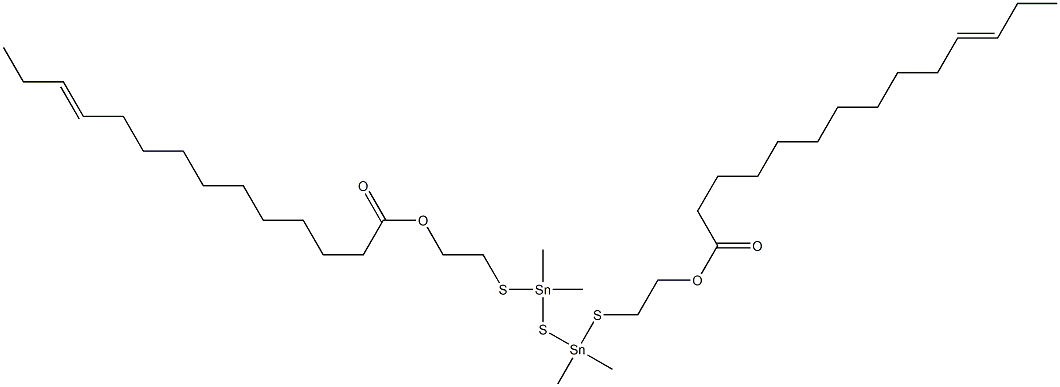 Bis[dimethyl[[2-(10-tridecenylcarbonyloxy)ethyl]thio]stannyl] sulfide