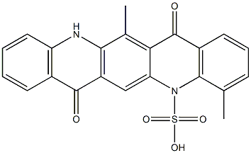 5,7,12,14-Tetrahydro-4,13-dimethyl-7,14-dioxoquino[2,3-b]acridine-5-sulfonic acid