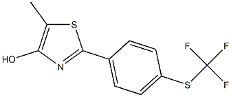 2-[4-(Trifluoromethylthio)phenyl]-5-methylthiazol-4-ol