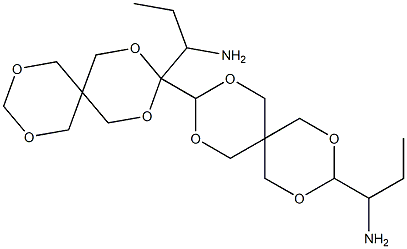 3,3'-Bis(1-aminopropyl)-3,9'-bi[2,4,8,10-tetraoxaspiro[5.5]undecane] Structure
