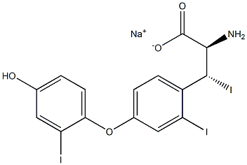 (2R,3R)-2-Amino-3-[4-(4-hydroxy-2-iodophenoxy)-2-iodophenyl]-3-iodopropanoic acid sodium salt