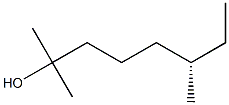 [S,(+)]-2,6-ジメチル-2-オクタノール 化学構造式