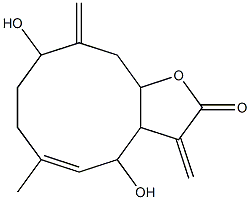 3a,4,7,8,9,10,11,11a-Octahydro-4,9-dihydroxy-6-methyl-3,10-bis(methylene)cyclodeca[b]furan-2(3H)-one