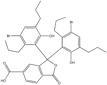 1,1-Bis(3-bromo-6-hydroxy-2,5-dipropylphenyl)-1,3-dihydro-3-oxoisobenzofuran-6-carboxylic acid