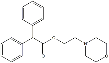 2,2-Diphenylacetic acid 2-morpholinoethyl ester