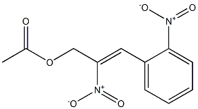 Acetic acid 2-nitro-3-[2-nitrophenyl]-2-propenyl ester