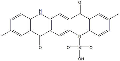 5,7,12,14-Tetrahydro-2,9-dimethyl-7,14-dioxoquino[2,3-b]acridine-5-sulfonic acid
