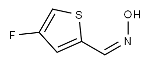 4-フルオロ-2-チオフェンカルボアルデヒド(Z)-オキシム 化学構造式