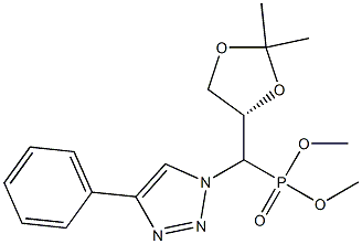 [(S)-(2,2-Dimethyl-1,3-dioxolan-4-yl)(4-phenyl-1H-1,2,3-triazol-1-yl)methyl]phosphonic acid dimethyl ester
