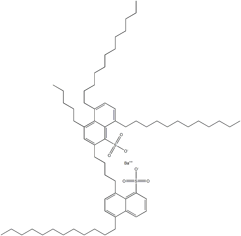 Bis(5,8-didodecyl-1-naphthalenesulfonic acid)barium salt