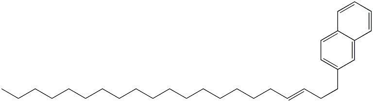 2-(3-ヘニコセニル)ナフタレン 化学構造式