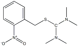 Bis(dimethylamino)[(2-nitrophenylmethyl)thio]methylium