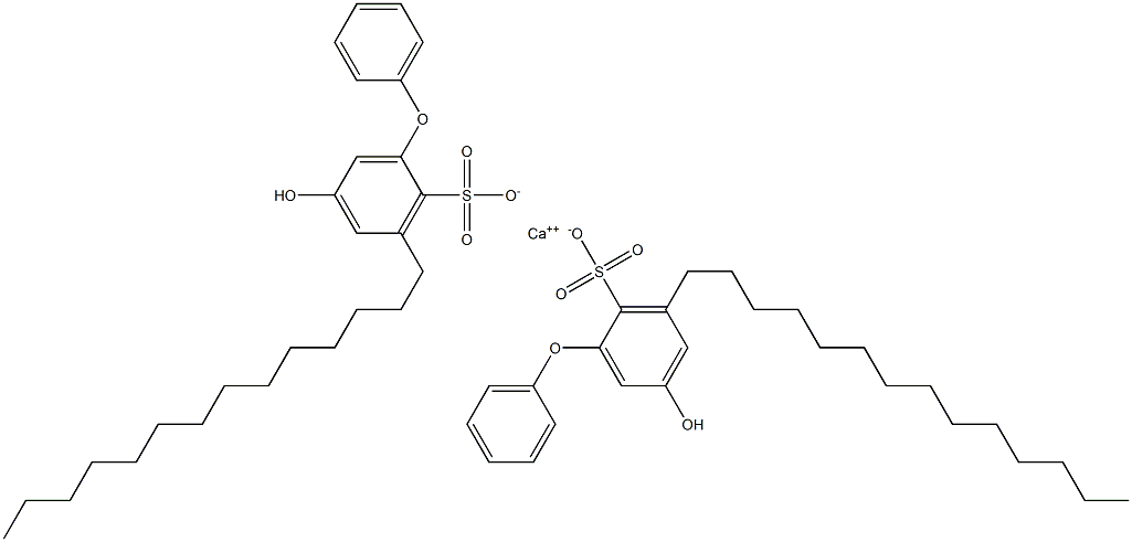 Bis(5-hydroxy-3-tetradecyl[oxybisbenzene]-2-sulfonic acid)calcium salt