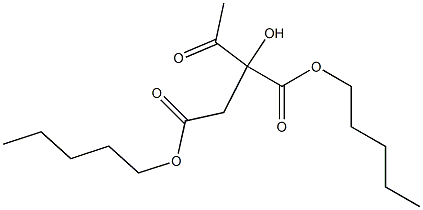 2-Acetyl-2-hydroxybutanedioic acid dipentyl ester