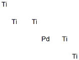 ペンタチタン-パラジウム 化学構造式