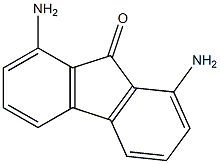 1,8-ジアミノ-9H-フルオレン-9-オン 化学構造式